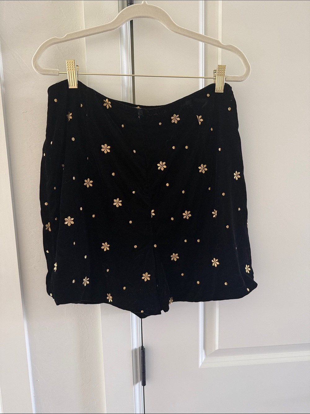 Sezane Nick Shorts Flower And Polka Dot Embroidery - Size 8